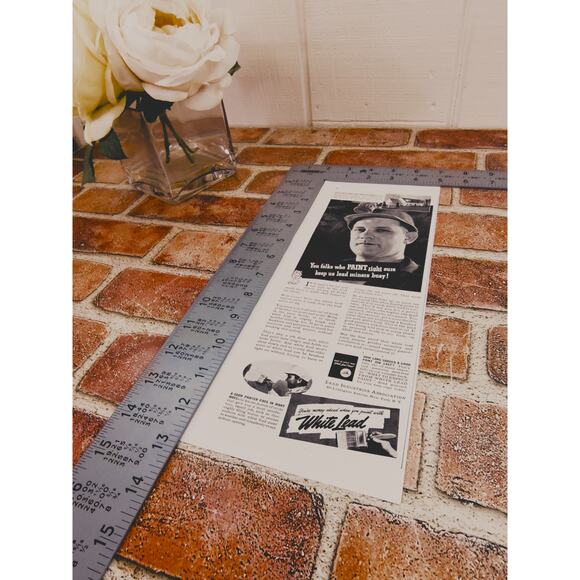 1940 Leadโ Paint Print Ad - Historic Home Decor Collectible Wall Art - Picture 7 of 11